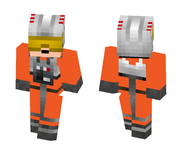 Shockey66 Rebel Pilot - Male Minecraft Skins - image 1