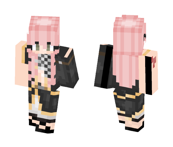 Natsu Genderblend - Female Minecraft Skins - image 1