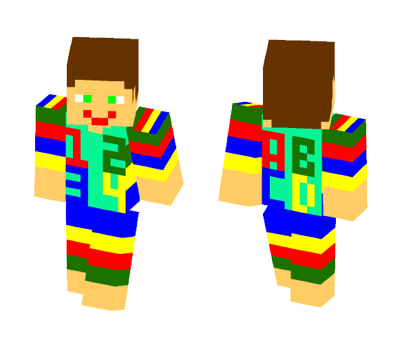 Man of letters and numbers - Male Minecraft Skins - image 1