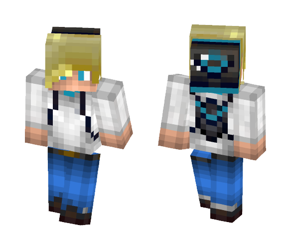 Parkour Teen Blonde - Male Minecraft Skins - image 1