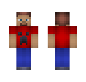 Creeper shirt steve - Male Minecraft Skins - image 2