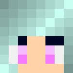 Blue Haired Werewolf Girl - Color Haired Girls Minecraft Skins - image 3