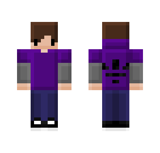 Purple Teen - Male Minecraft Skins - image 2