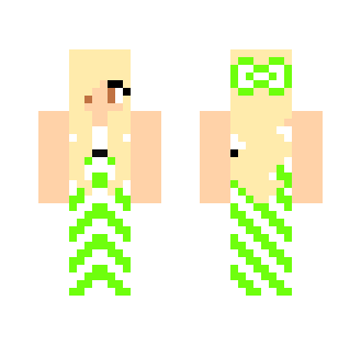 Lime Green Summer Girl - Girl Minecraft Skins - image 2