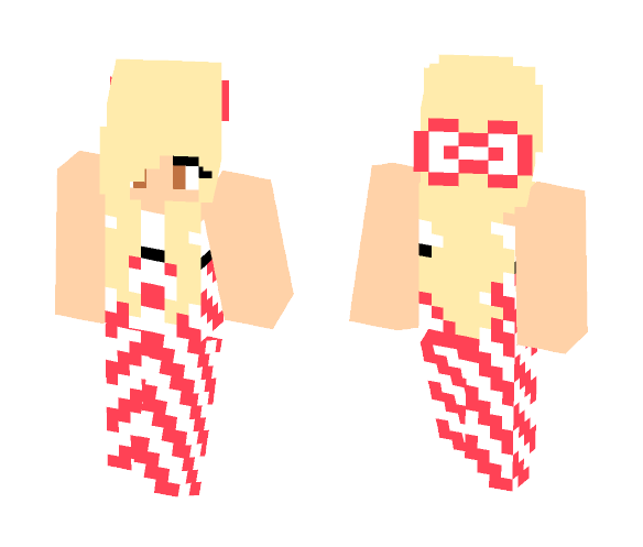 Red Summer Girl - Girl Minecraft Skins - image 1