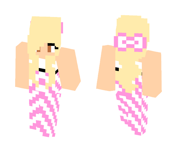 Pink Summer Girl - Girl Minecraft Skins - image 1