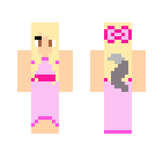 Werewolf Girl in a Pink Dress - Girl Minecraft Skins - image 2