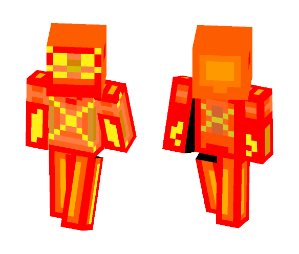 Flame Warrior - Interchangeable Minecraft Skins - image 1