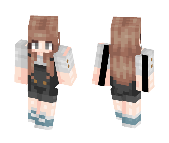 Beanie -- Overalls Cutie - Female Minecraft Skins - image 1