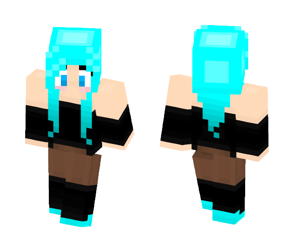 Diamond Shatter - Female Minecraft Skins - image 1