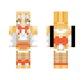 Cute Yellow/Orange Bunny Girl - Cute Girls Minecraft Skins - image 2