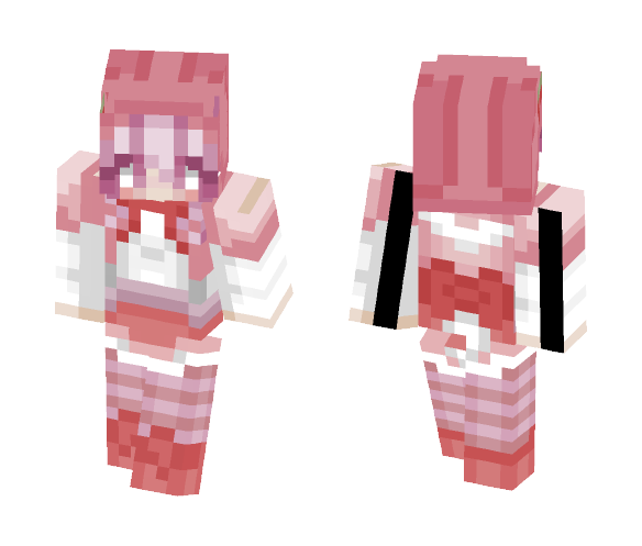 Cute Pink Bunny Girl - Cute Girls Minecraft Skins - image 1