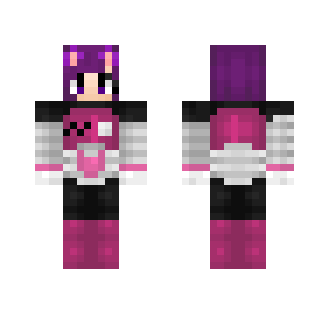 Margo dressed up as Mettaton - Female Minecraft Skins - image 2
