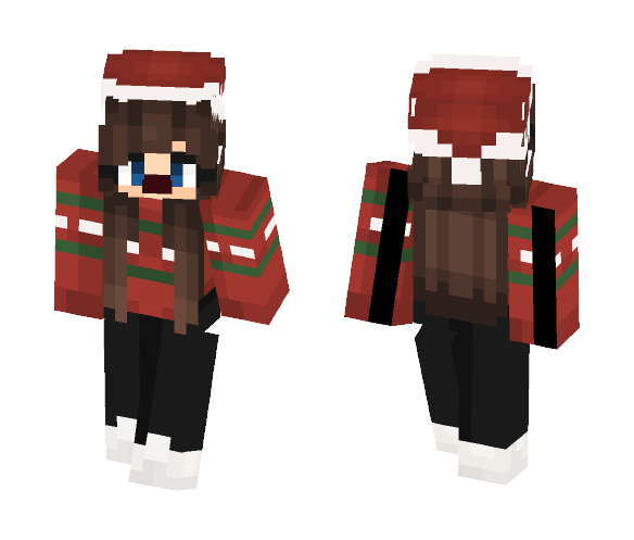 Christmas Babe ~ セブ - Christmas Minecraft Skins - image 1