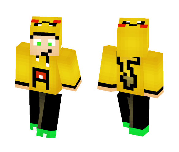 AfiqGamingHD Pikachu Jacket - Male Minecraft Skins - image 1