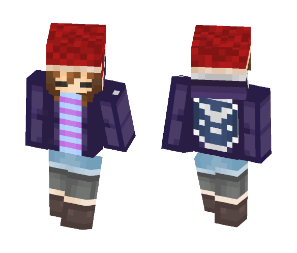 Undertale jacket - Female Minecraft Skins - image 1