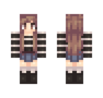 Casual Stripes - Female Minecraft Skins - image 2