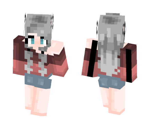 ♔Silver Møøns♔ - Female Minecraft Skins - image 1