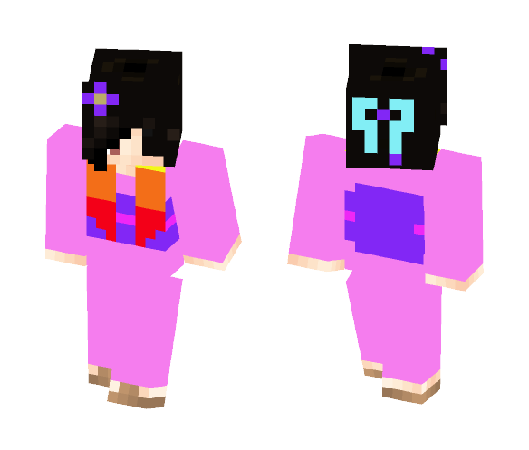 kimono girl from japan - Girl Minecraft Skins - image 1