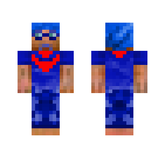 Blue With Red Accecery - Male Minecraft Skins - image 2