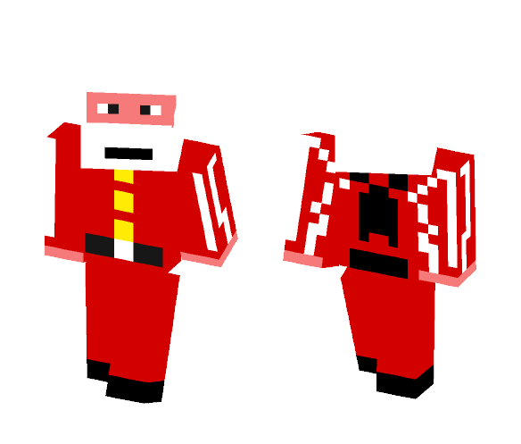 Santa with Creeper marking - Male Minecraft Skins - image 1