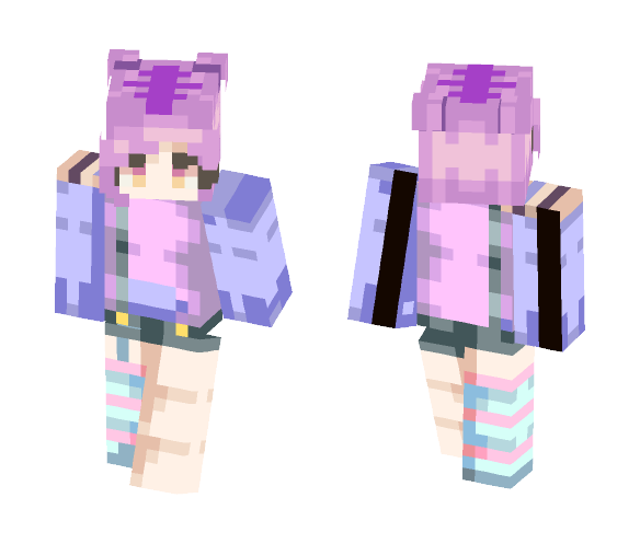OC- Lavie (Lavender) - Female Minecraft Skins - image 1