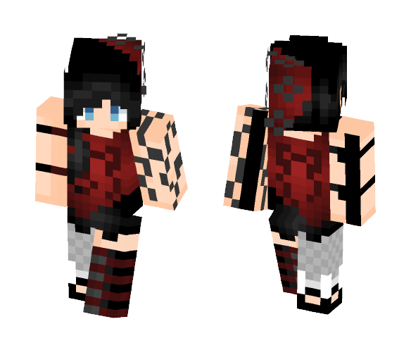 Scarlet Curtains - requested - Female Minecraft Skins - image 1