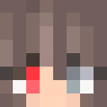 Red and gray eyes - Female Minecraft Skins - image 3