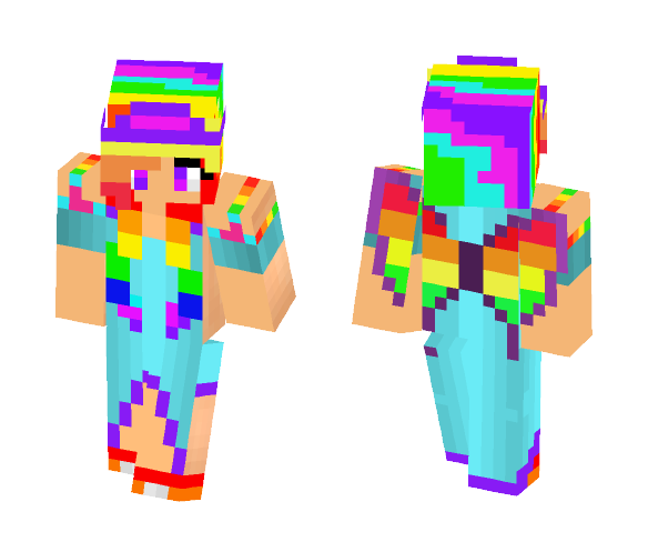 princess rainbow dash equesta girls - Female Minecraft Skins - image 1