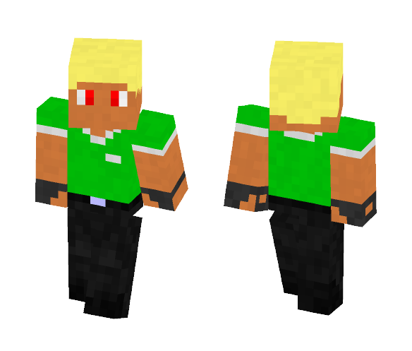 Green Shirt guy - Male Minecraft Skins - image 1