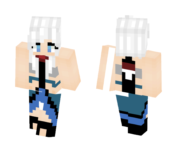 Azure Uchiha (Naruto OC) - Female Minecraft Skins - image 1