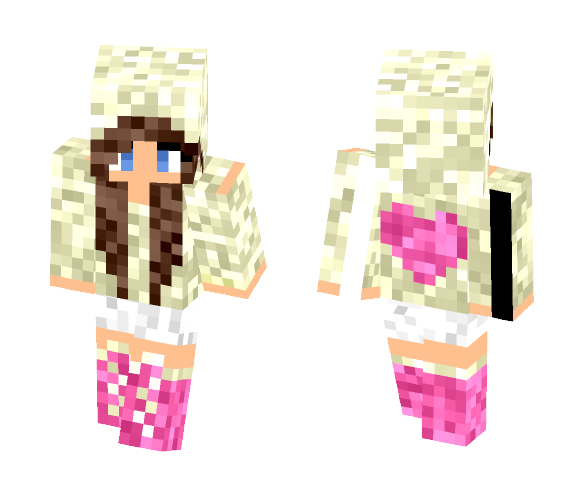 gold hoodie - Female Minecraft Skins - image 1