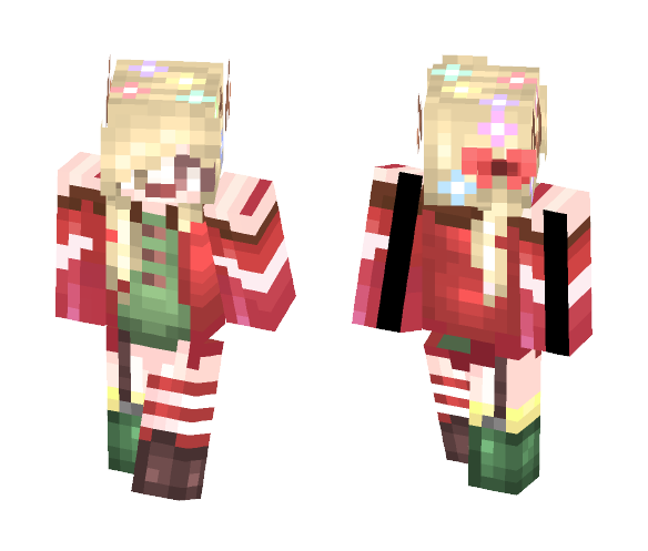 I want Christmas Day! //Yumiku - Christmas Minecraft Skins - image 1