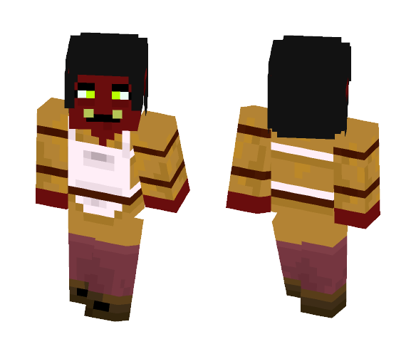 [LOTC] Male Orc Barkeep - Male Minecraft Skins - image 1