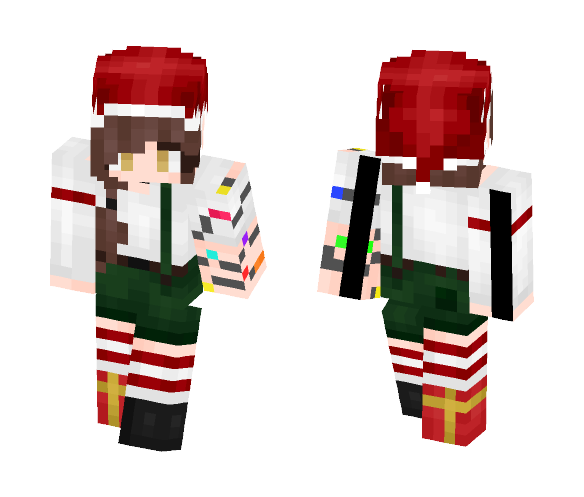 Santa's Helper - Female Minecraft Skins - image 1