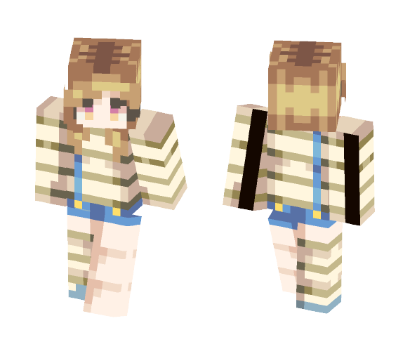 Striped - Female Minecraft Skins - image 1