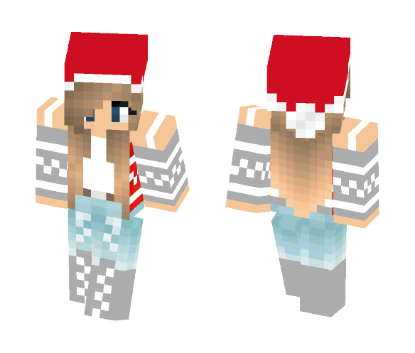 Girl Santa - Girl Minecraft Skins - image 1