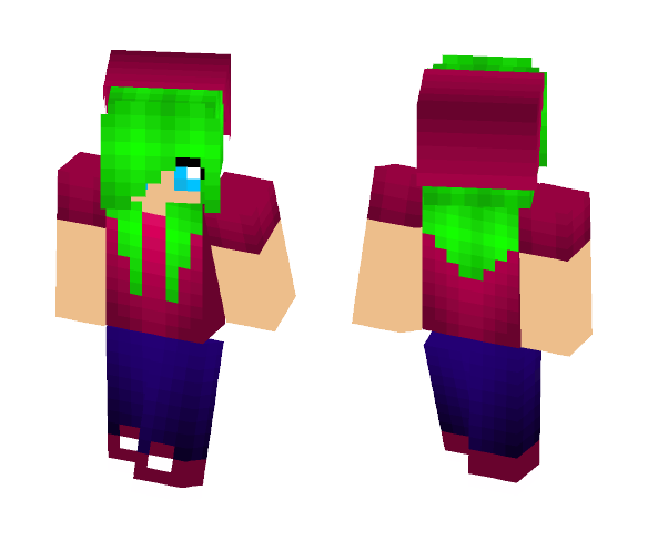 Lime Green - Female Minecraft Skins - image 1