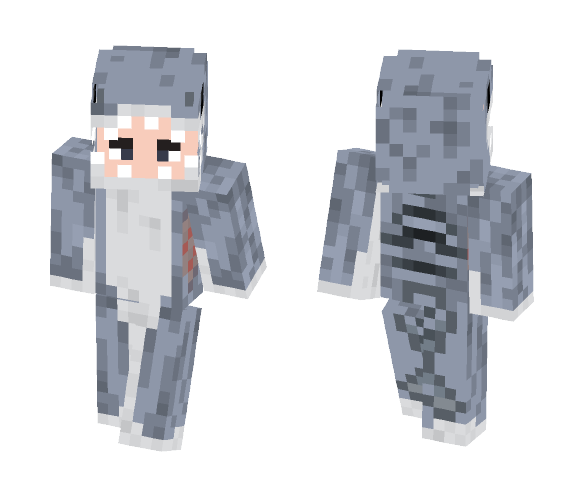 Costume of Shark - Male Minecraft Skins - image 1