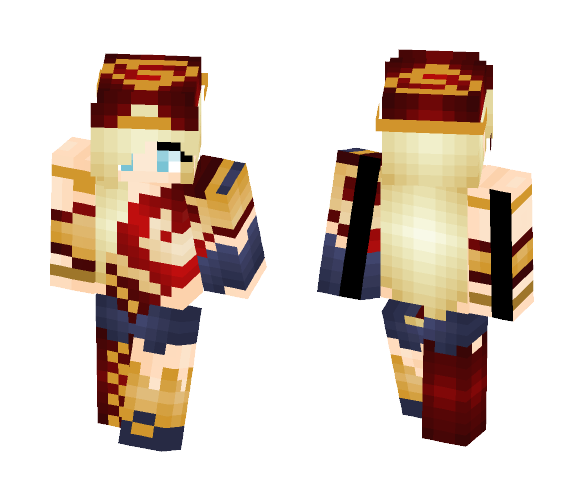 SuperMan Fan girl - skin series - Girl Minecraft Skins - image 1