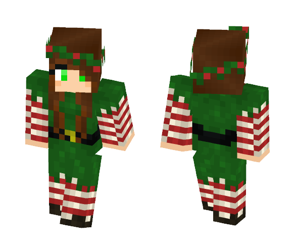 Elf Costume - Female Minecraft Skins - image 1