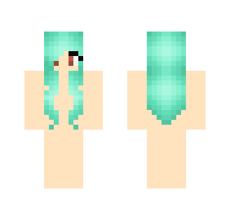 Mint Hair Base - Female Minecraft Skins - image 2