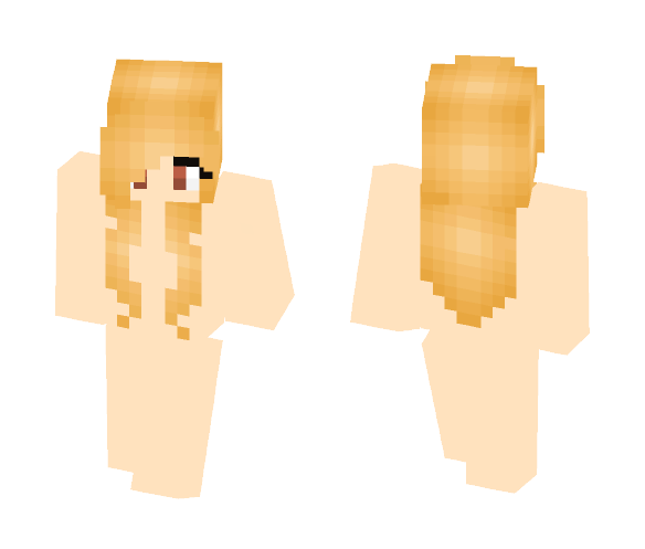 Blonde Hair Base - Female Minecraft Skins - image 1