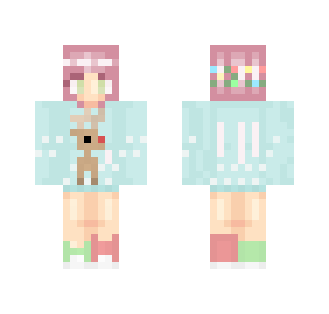 Christmas Sweater Girl - Christmas Minecraft Skins - image 2