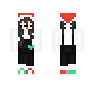 Red and Green - Female Minecraft Skins - image 2