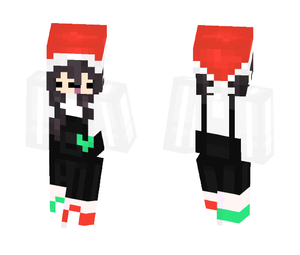 Red and Green - Female Minecraft Skins - image 1
