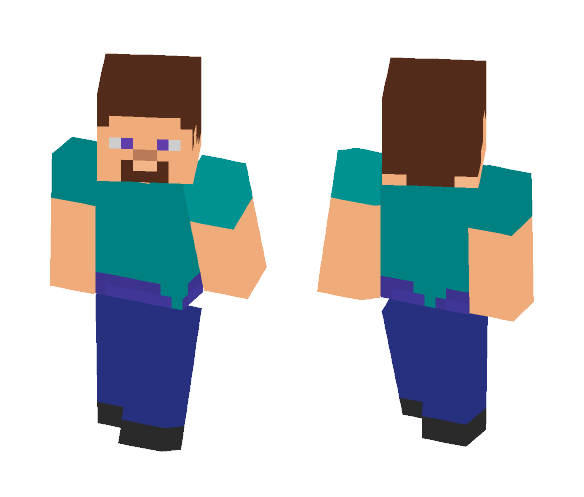 Simple Paint-Steve - Male Minecraft Skins - image 1