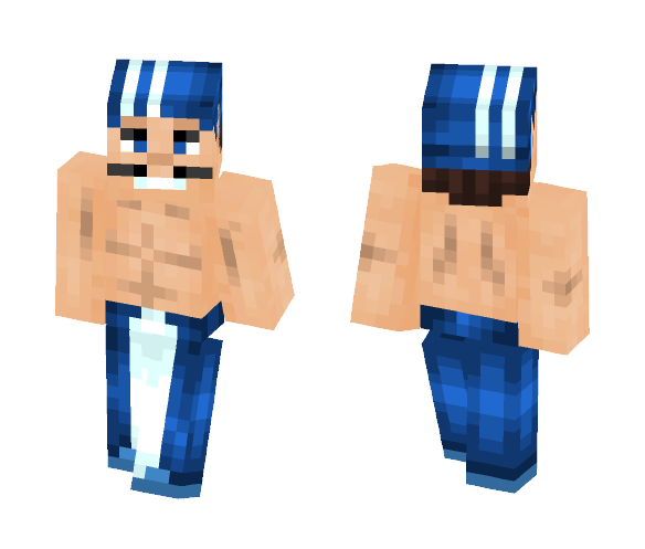 Shirtless Sportacus - Male Minecraft Skins - image 1