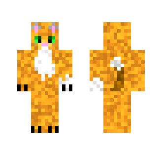 Ginger and White Cat OC - Cat Minecraft Skins - image 2