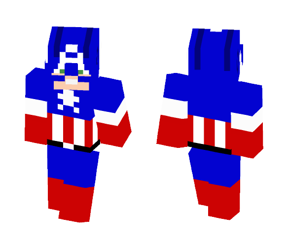 Captain America (Steve) (Marvel) - Comics Minecraft Skins - image 1